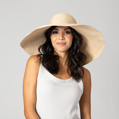 SUN BRIM - Women's Ribbon Braid XL Brim Hat