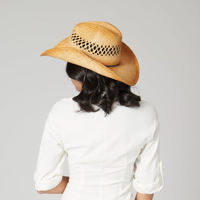 COWBOY - Women's Raffia Cowboy Hat