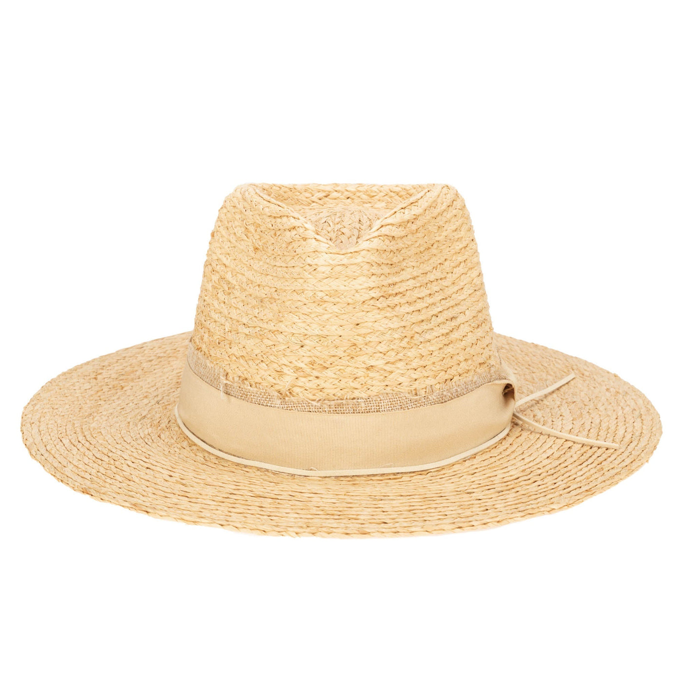 FEDORA - Sun Bather - Raffia Braid Fedora With Mixed Band