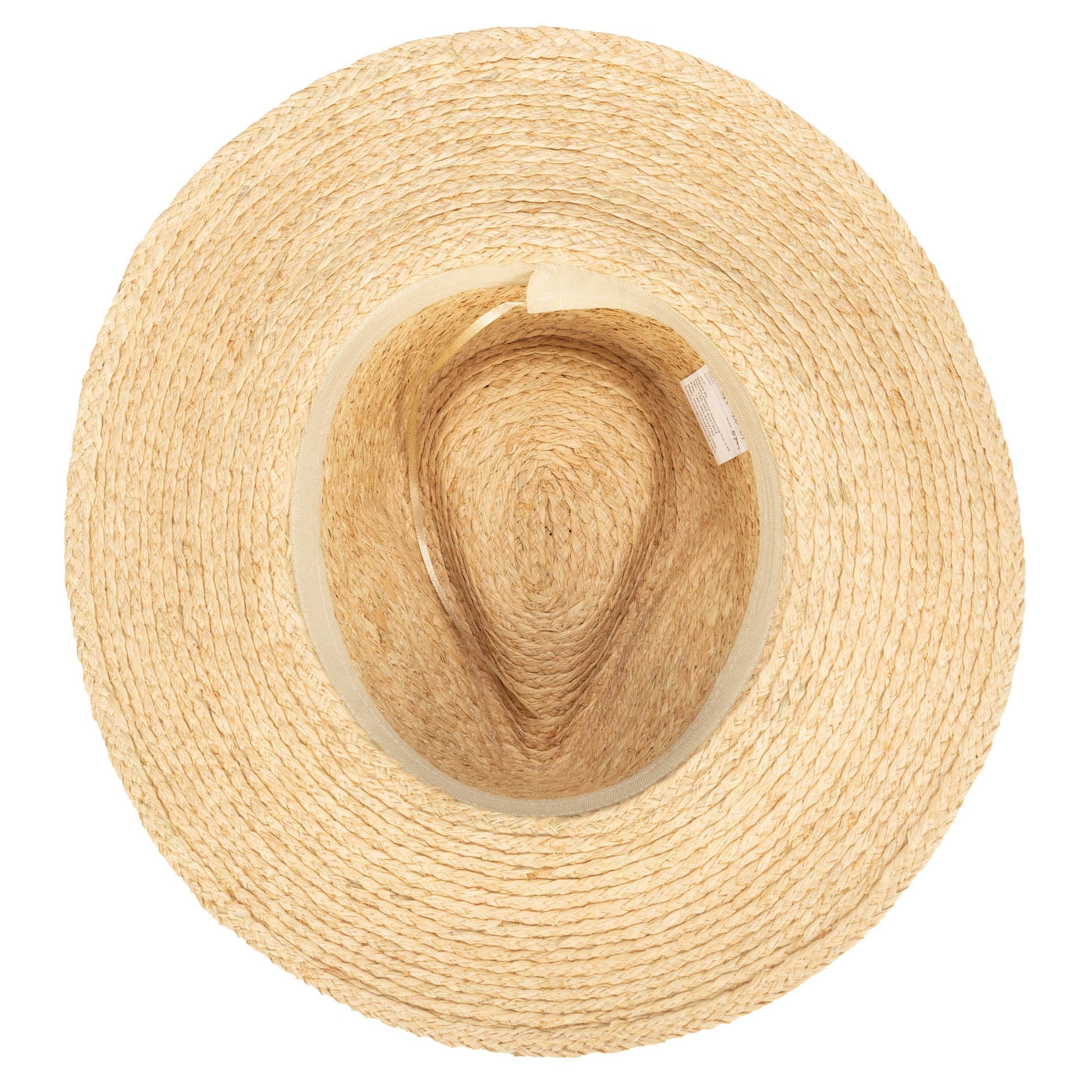 FEDORA - Sun Bather - Raffia Braid Fedora With Mixed Band