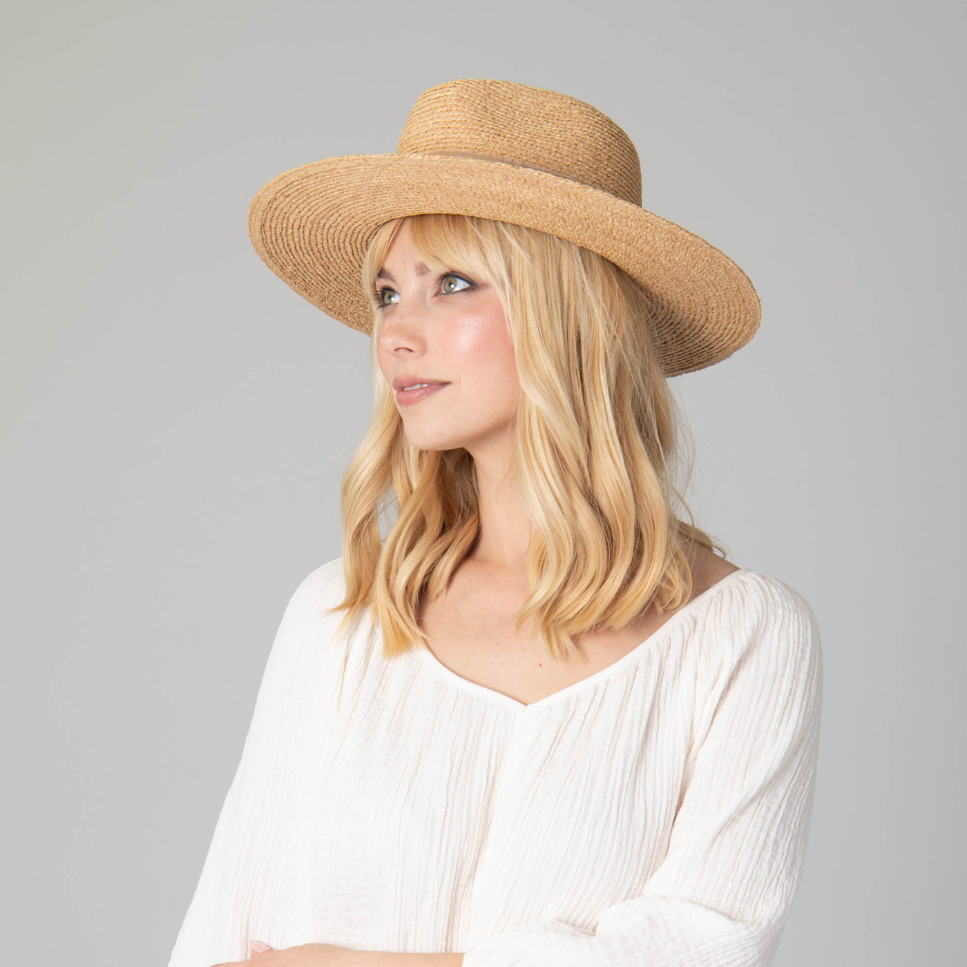 Coastal Sunset Women's Stiff Brim Fedora-FEDORA-San Diego Hat Company