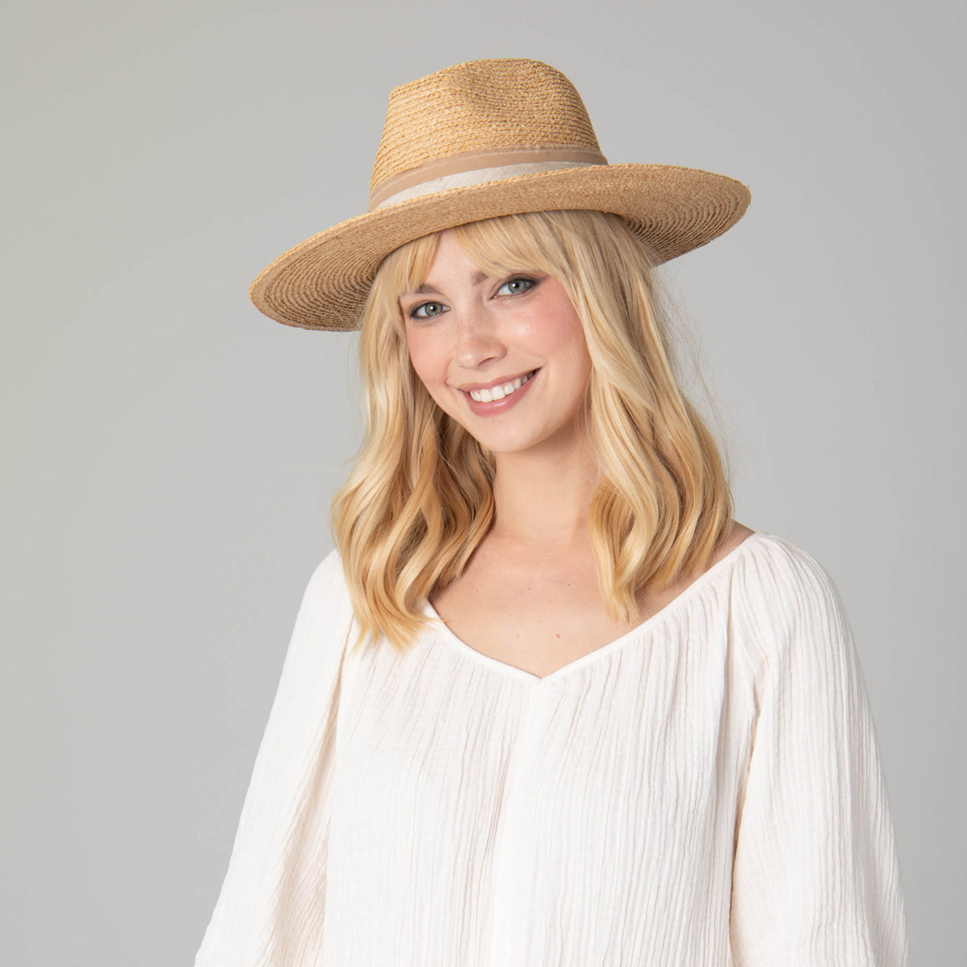 Coastal Sunset Women's Stiff Brim Fedora-FEDORA-San Diego Hat Company