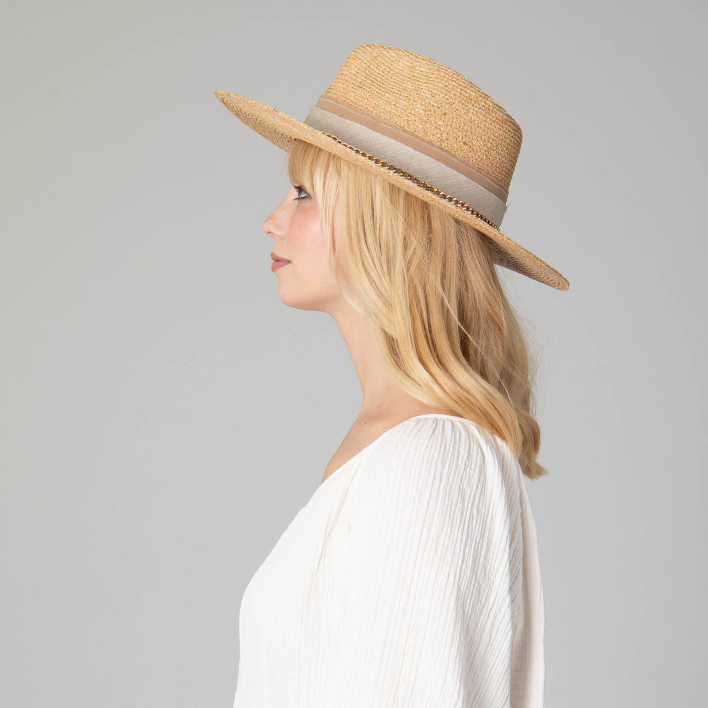 Coastal Sunset Women's Stiff Brim Fedora-FEDORA-San Diego Hat Company