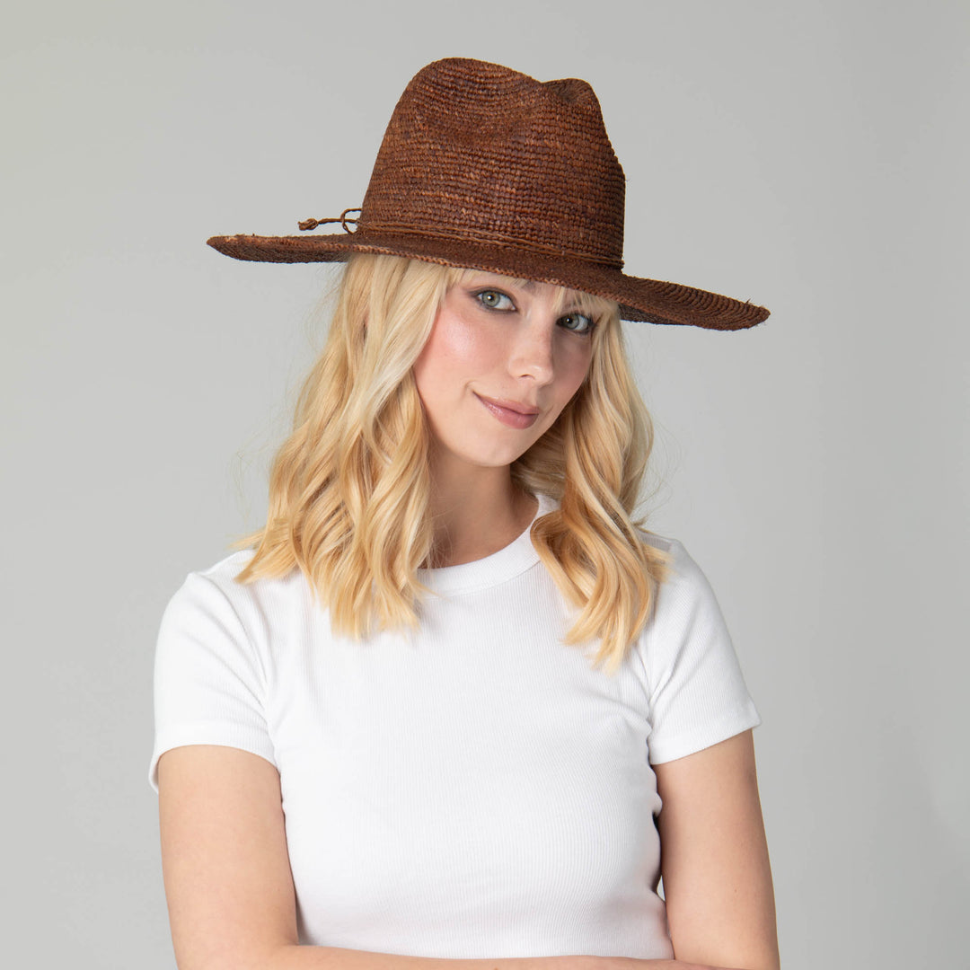 Marina Women's Crochet Raffia Fedora – San Diego Hat Company