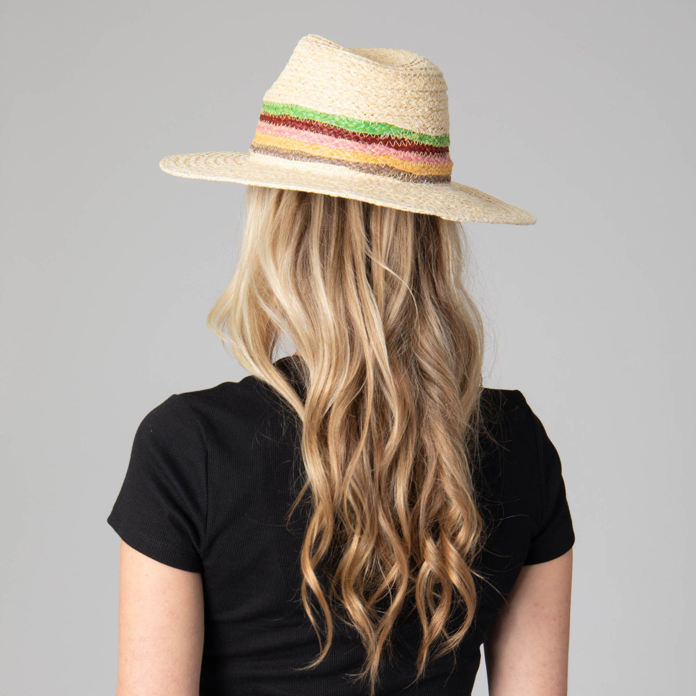 Sunrise Women's Raffia Fedora-FEDORA-San Diego Hat Company