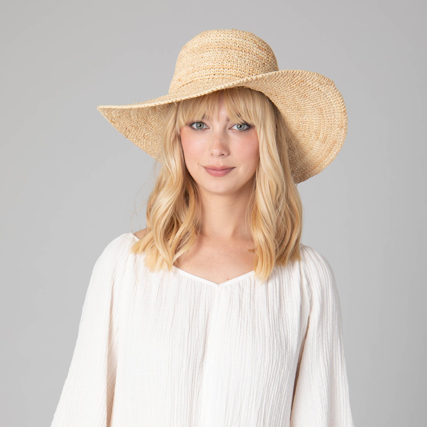 San Diego Hat Company's Signature Women's Large Brim Raffia Hat-SUN BRIM-San Diego Hat Company