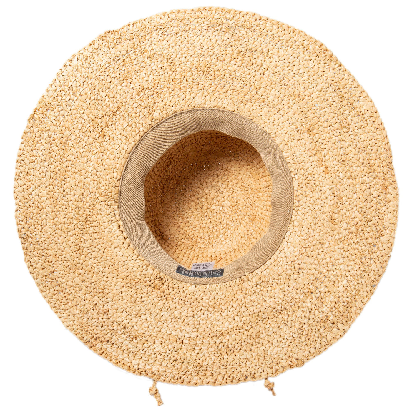 SUN BRIM - San Diego Hat Company's Signature Women's Large Brim Raffia Hat