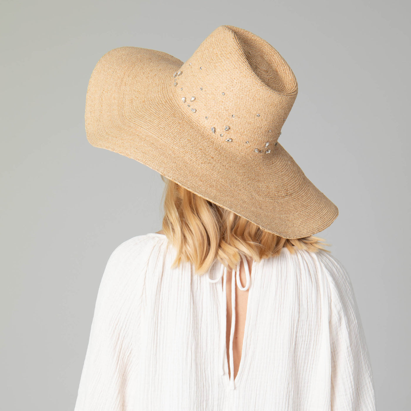 Glitz Wide Brim Fedora Sun Hat-FEDORA-San Diego Hat Company