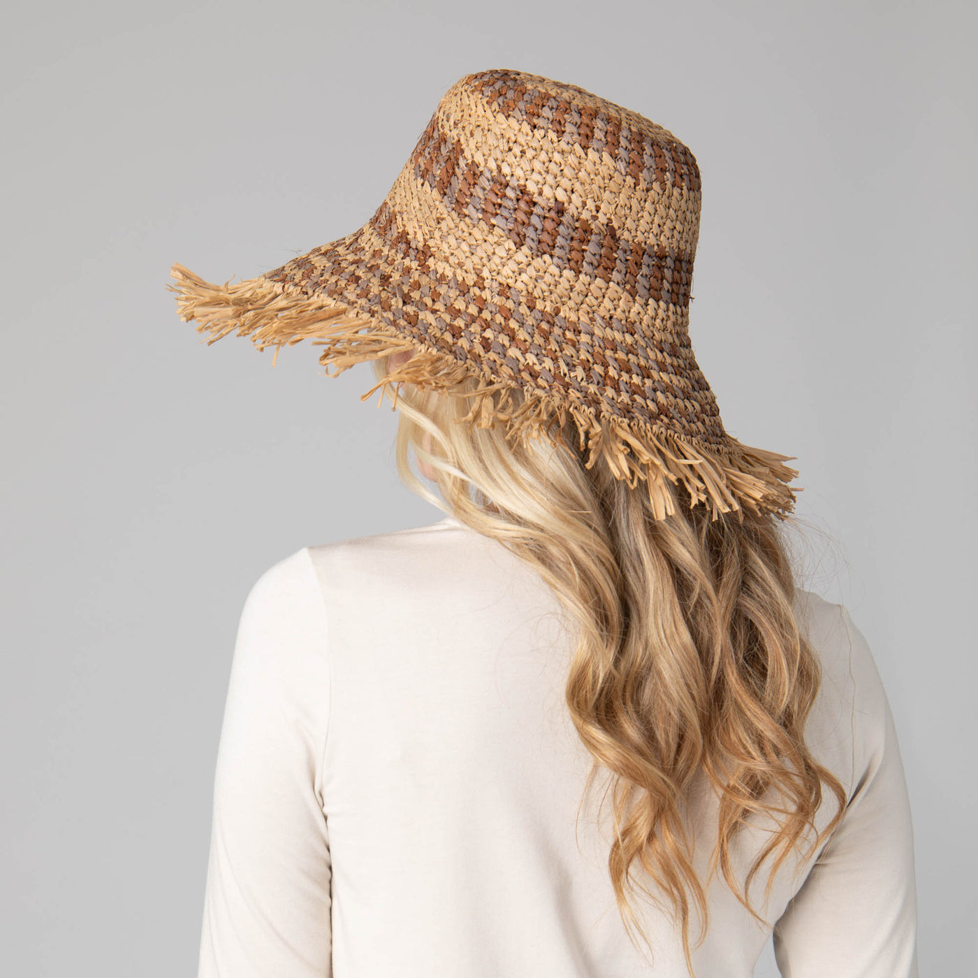 Waverly Women's Frayed Edge Bucket-BUCKET-San Diego Hat Company