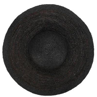 FLOPPY - Elegant - Raffia Braid Round Crown Sun Hat