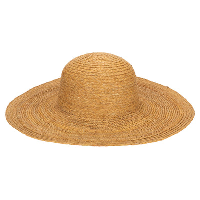 Elegant - Raffia Braid Round Crown Sun Hat-FLOPPY-San Diego Hat Company