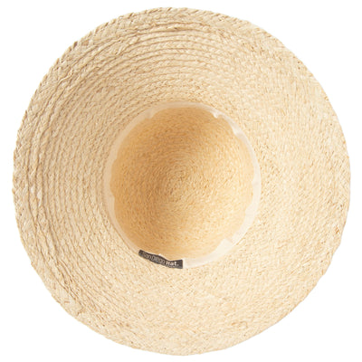 Waterfront Women's Raffia Braided Bucket Sun Hat-BUCKET-San Diego Hat Company