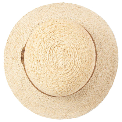 Waterfront Women's Raffia Braided Bucket Sun Hat-BUCKET-San Diego Hat Company