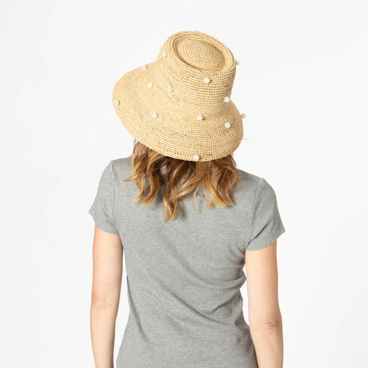 Perla - Crochet Raffia Bell Bucket Hat – San Diego Hat Company