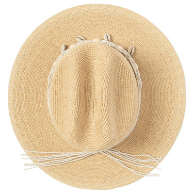 SUN BRIM - Shell - Raffia Cattleman's Crease Sun Hat