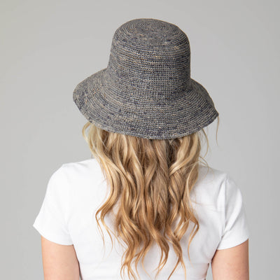 Weekend - Women's Crochet Raffia Bucket-BUCKET-San Diego Hat Company