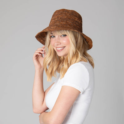 Weekend - Women's Crochet Raffia Bucket-BUCKET-San Diego Hat Company