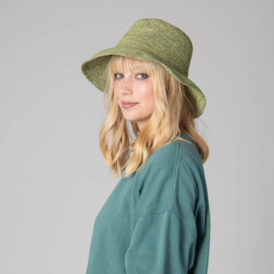 Weekend - Women's Crochet Raffia Bucket-BUCKET-San Diego Hat Company