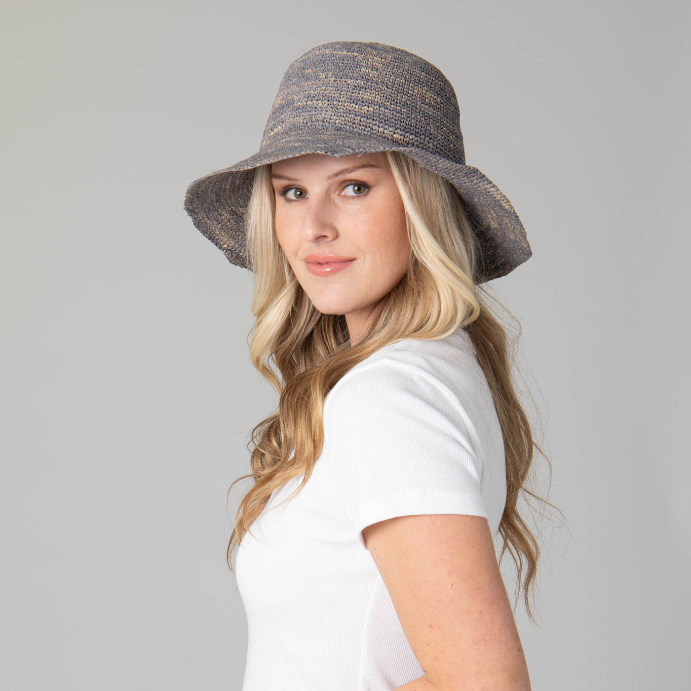 Weekend - Women's Crochet Raffia Bucket-BUCKET-San Diego Hat Company