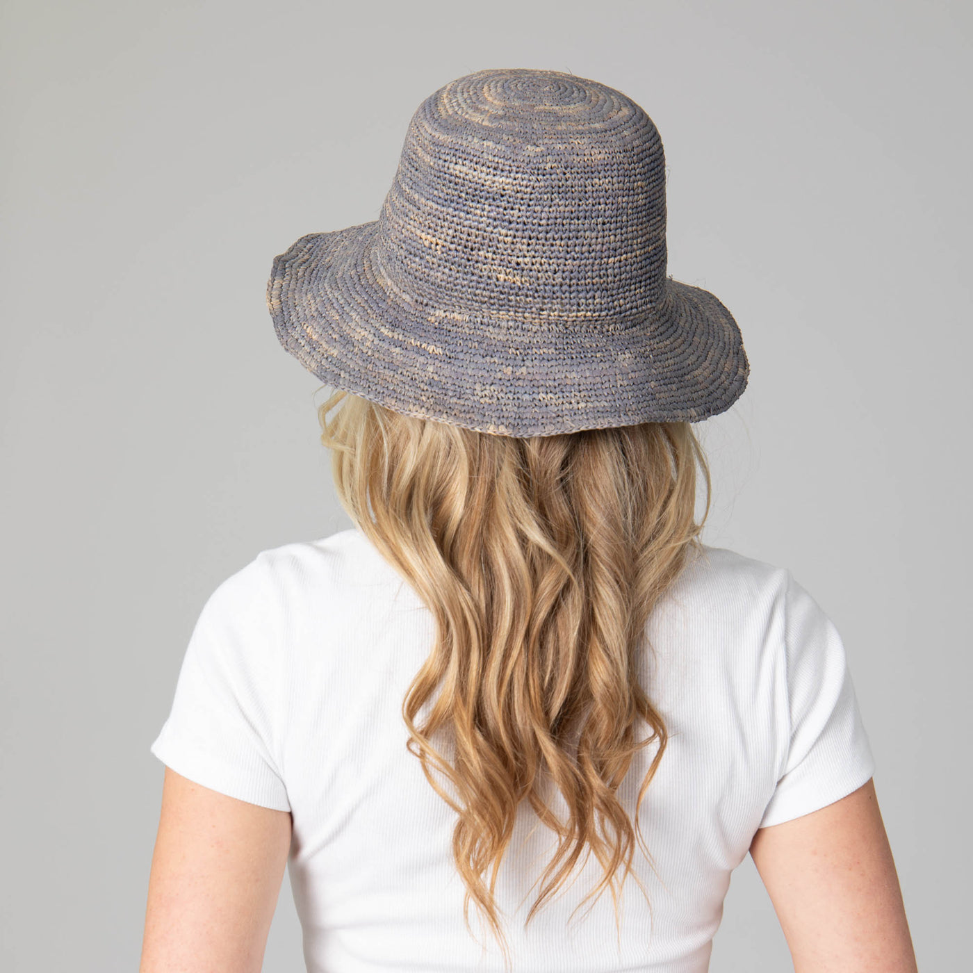 Weekend - Women's Crochet Raffia Bucket-BUCKET-San Diego Hat Company