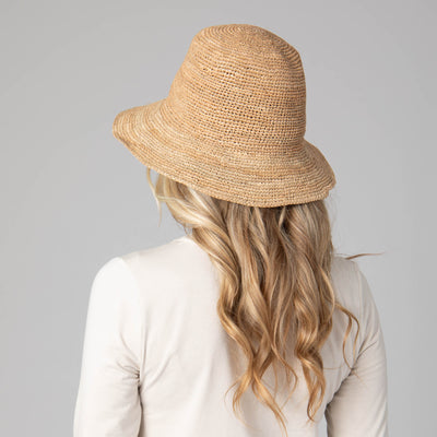 Weekend - Women's Crochet Raffia Bucket-BUCKET-San Diego Hat Company