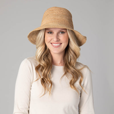 Weekend - Women's Crochet Raffia Bucket-BUCKET-San Diego Hat Company