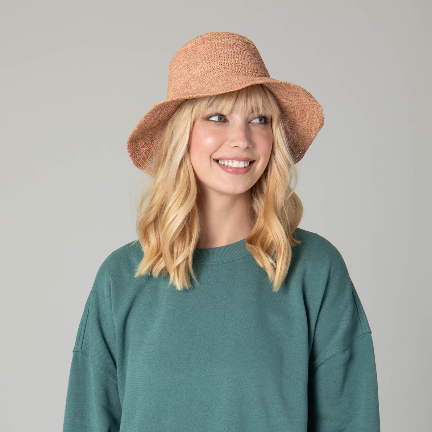 Weekend - Women's Crochet Raffia Bucket-BUCKET-San Diego Hat Company