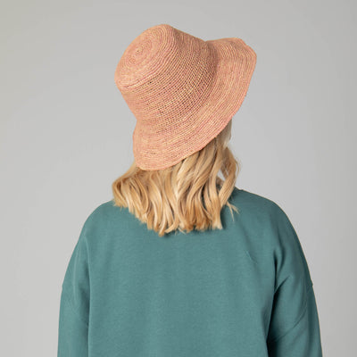 Weekend - Women's Crochet Raffia Bucket-BUCKET-San Diego Hat Company