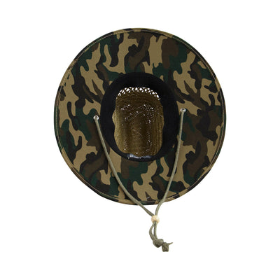 SUN BRIM - Kids Camo Rush Straw Lifeguard