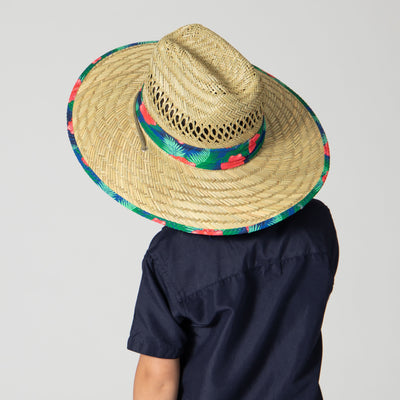 SUN BRIM - Kids Camo Rush Straw Lifeguard