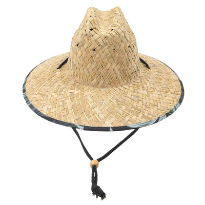 LIFEGUARD - Mens Straw Lifeguard With Palm Print