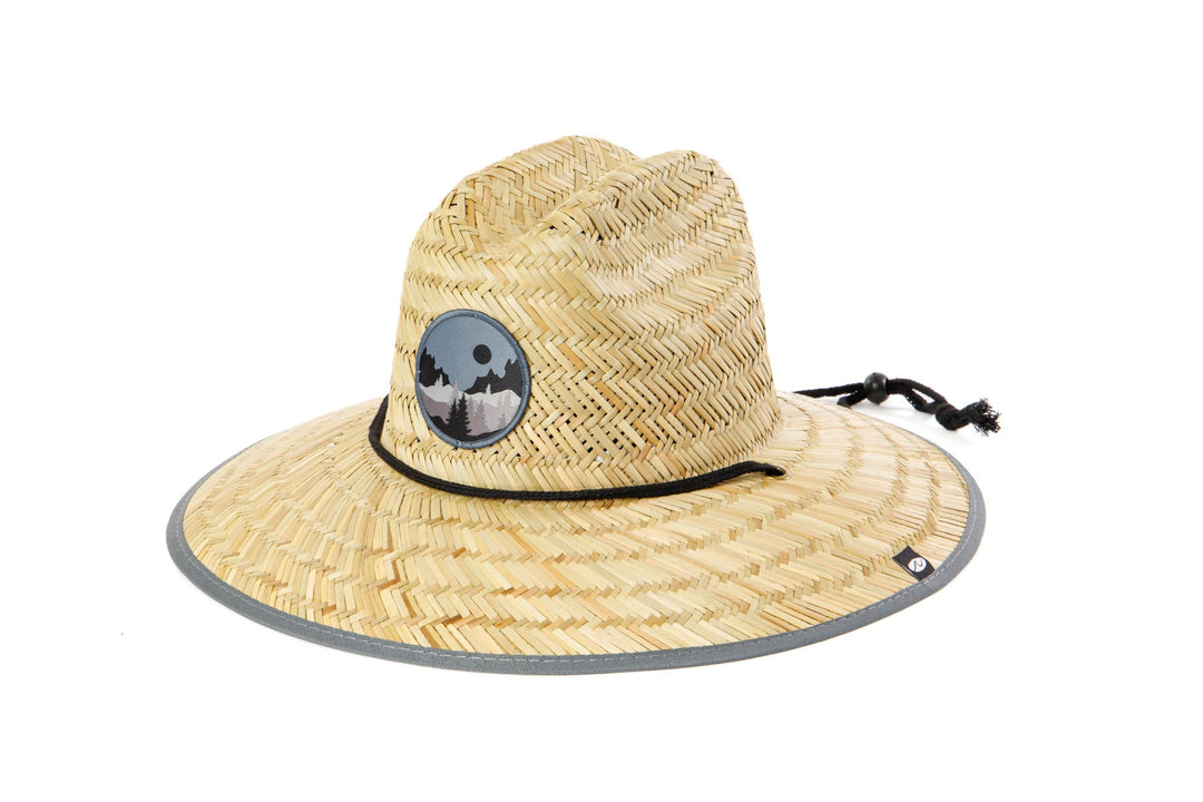 Men's Straw Lifeguard with Midnight Forest Patch – San Diego Hat