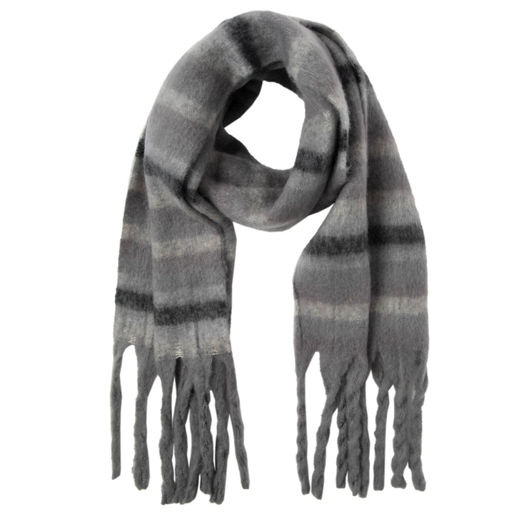 定価3.9万 新品 STEFAN COOKE Slashed scarf グレー Stefan cooke マフラー 中古・古着通販】STEFAN COOKE (ステファン