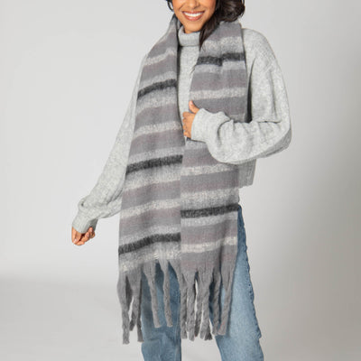Oakley - Woven Scarf with Tassled Ends-SCARF-San Diego Hat Company