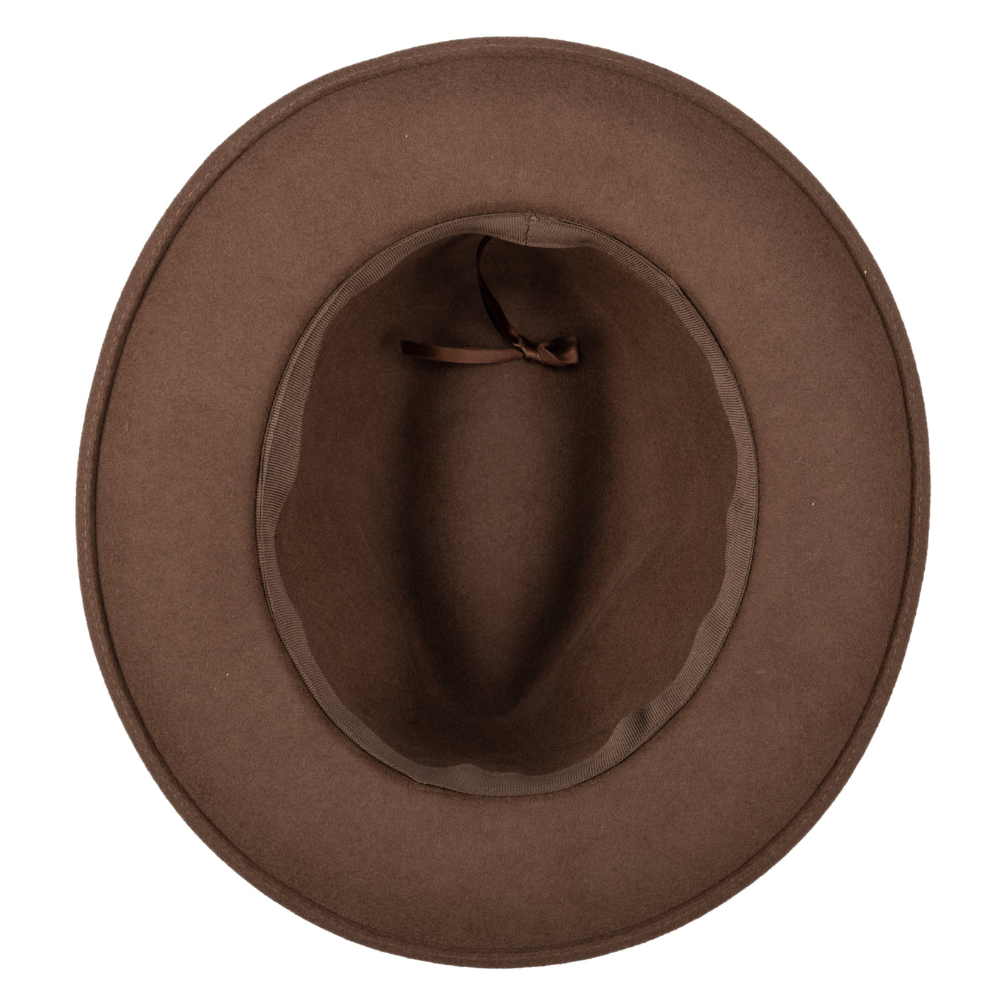 FEDORA - Men's Wool Felt Fedora With Textured Jacquard Band