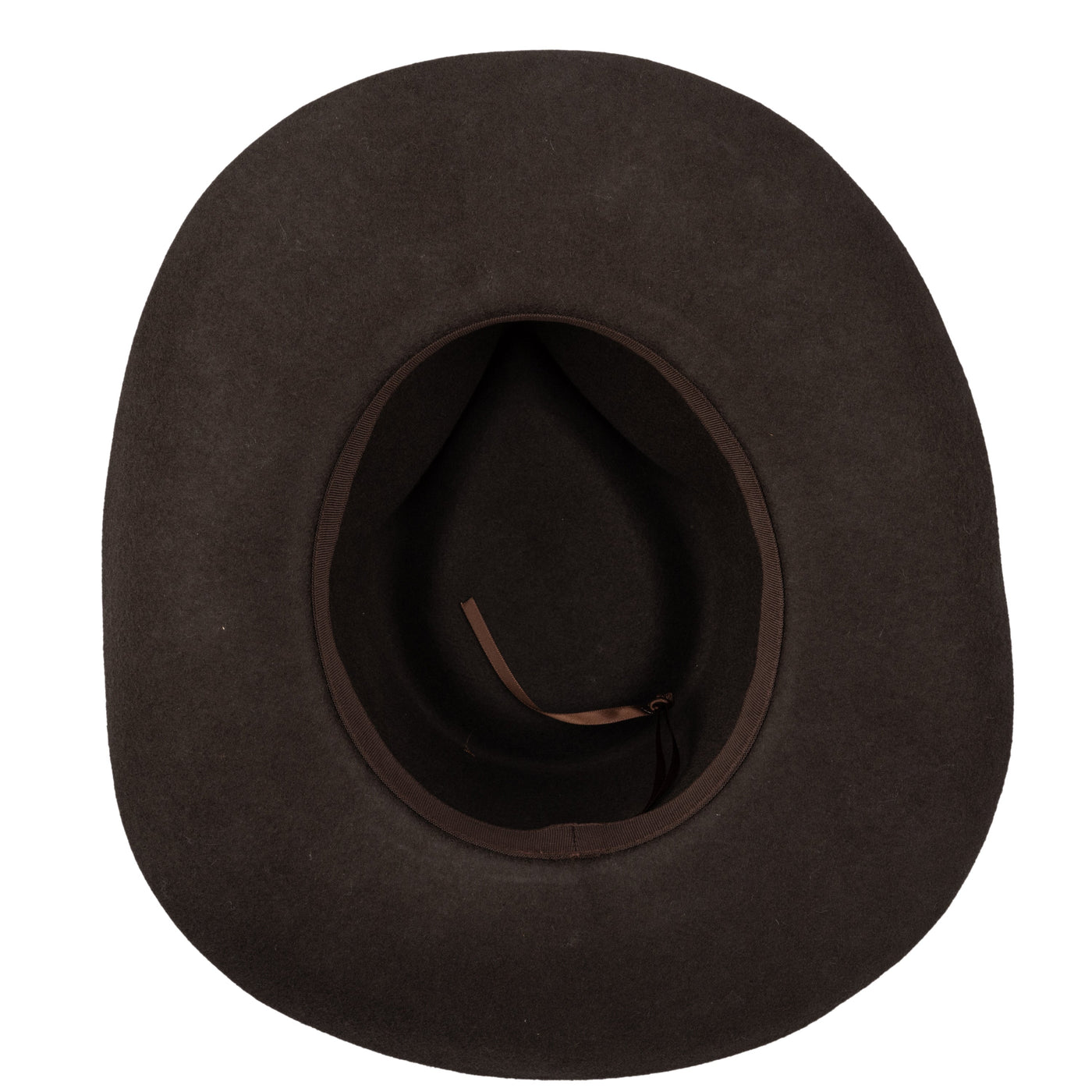 FEDORA - Men's Wool Felt Western Fedora With Faux Leather Band