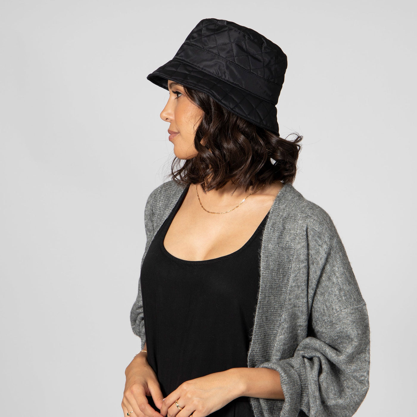 BUCKET - Women's Quilted Bucket Hat