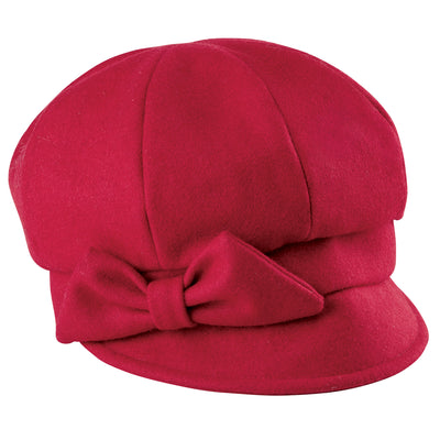 CAP - Women's Wool Cap With Bow