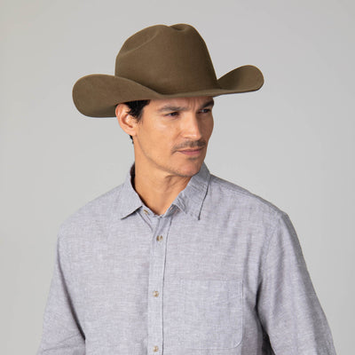 Black Label Wool Felt Cattleman's Crease Cowboy-COWBOY-San Diego Hat Company