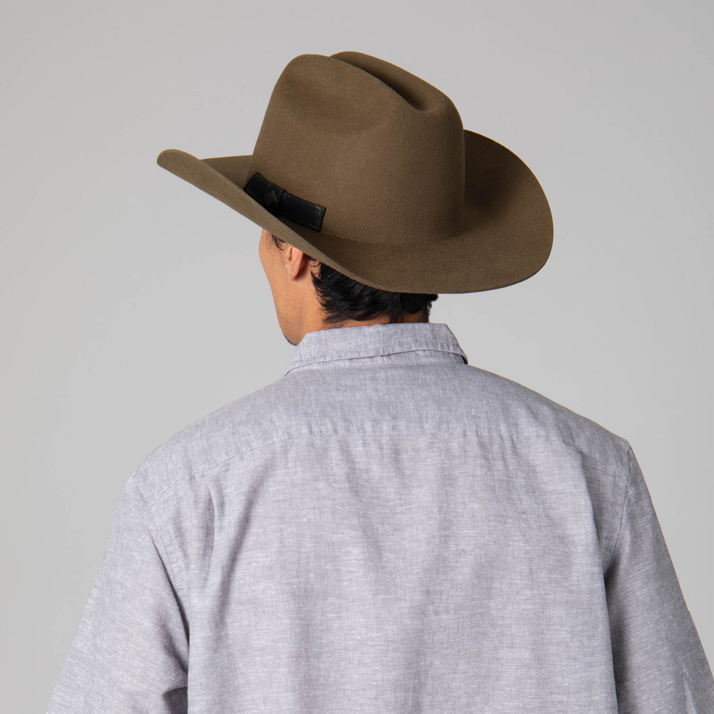 Black Label Wool Felt Cattleman's Crease Cowboy-COWBOY-San Diego Hat Company