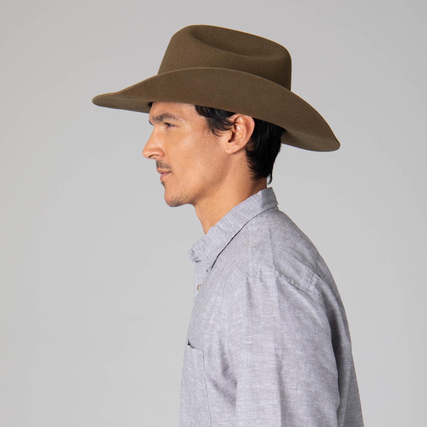 Black Label Wool Felt Cattleman's Crease Cowboy-COWBOY-San Diego Hat Company