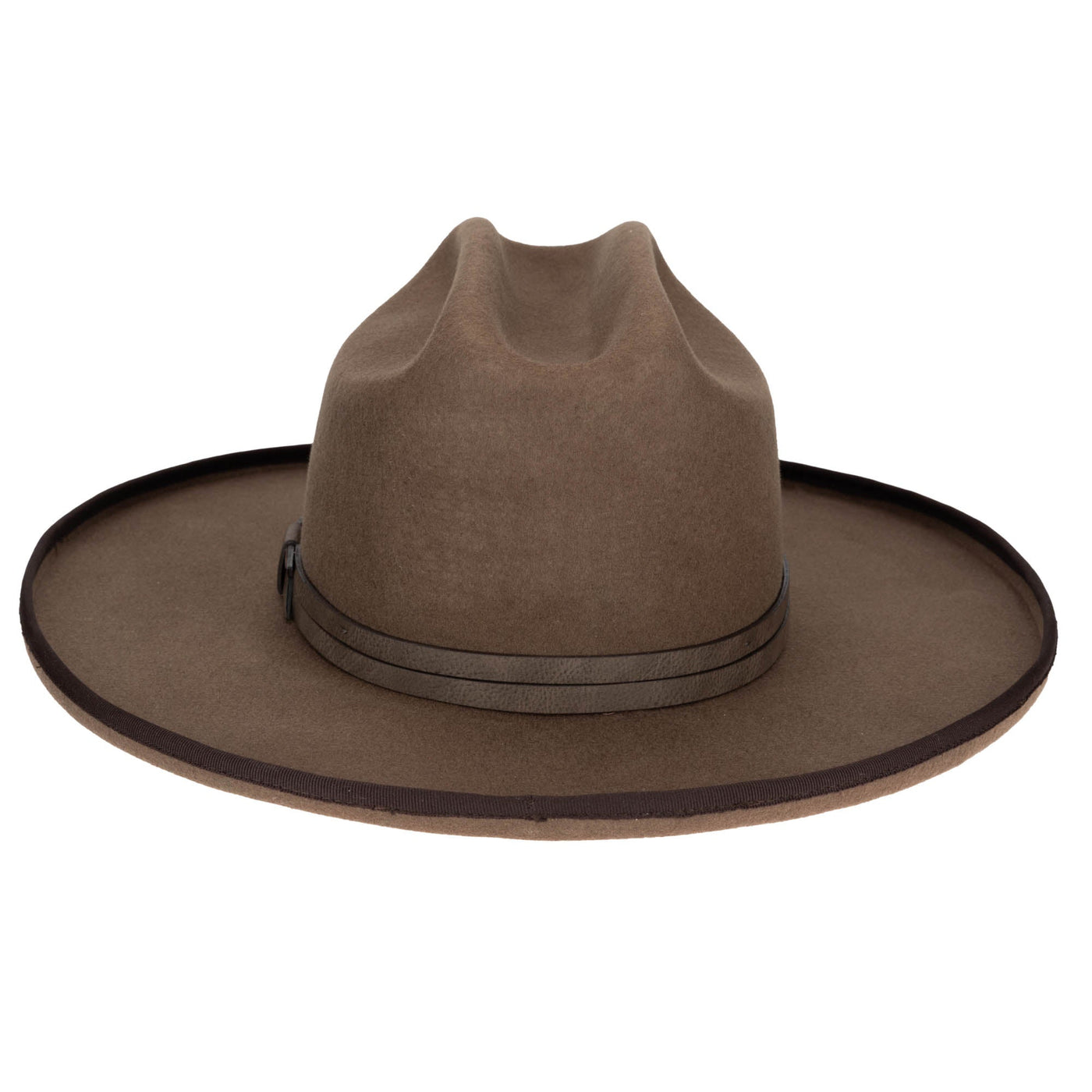 FEDORA - Black Label Wool Felt Cattleman's Crease Fedora