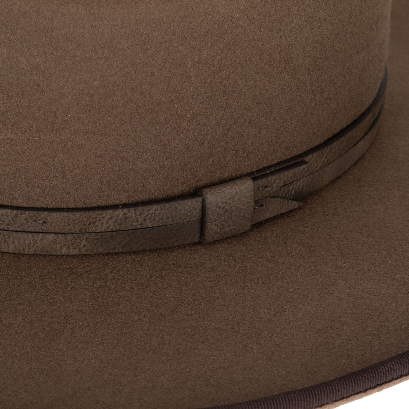 FEDORA - Black Label Wool Felt Cattleman's Crease Fedora