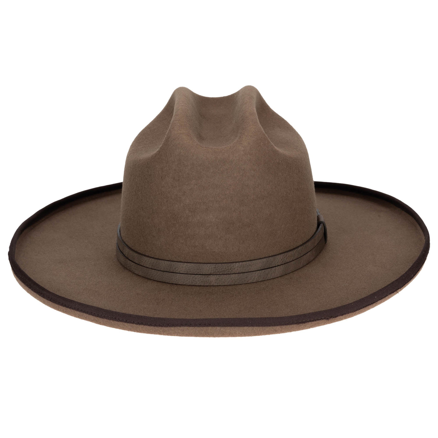 FEDORA - Black Label Wool Felt Cattleman's Crease Fedora