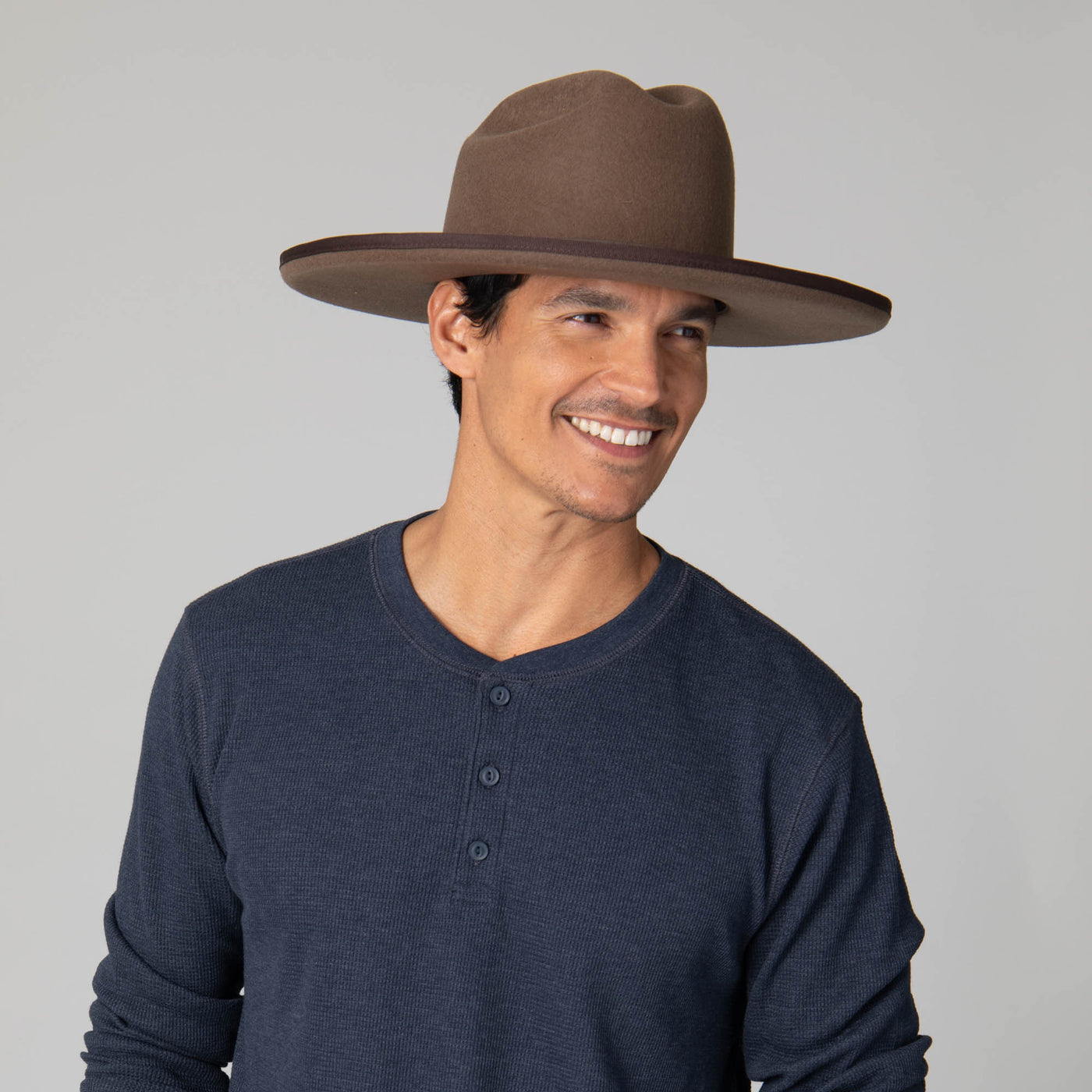 Black Label Wool Felt Cattleman's Crease Fedora-FEDORA-San Diego Hat Company