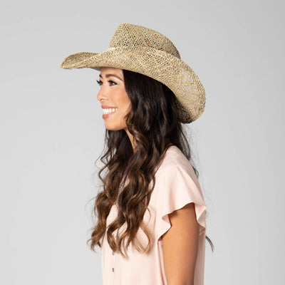 COWBOY - Rooted - Seagrass Cowboy With Distressed Band