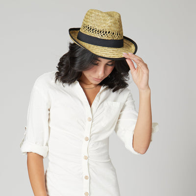 FEDORA - Womens Seagrass Fedora