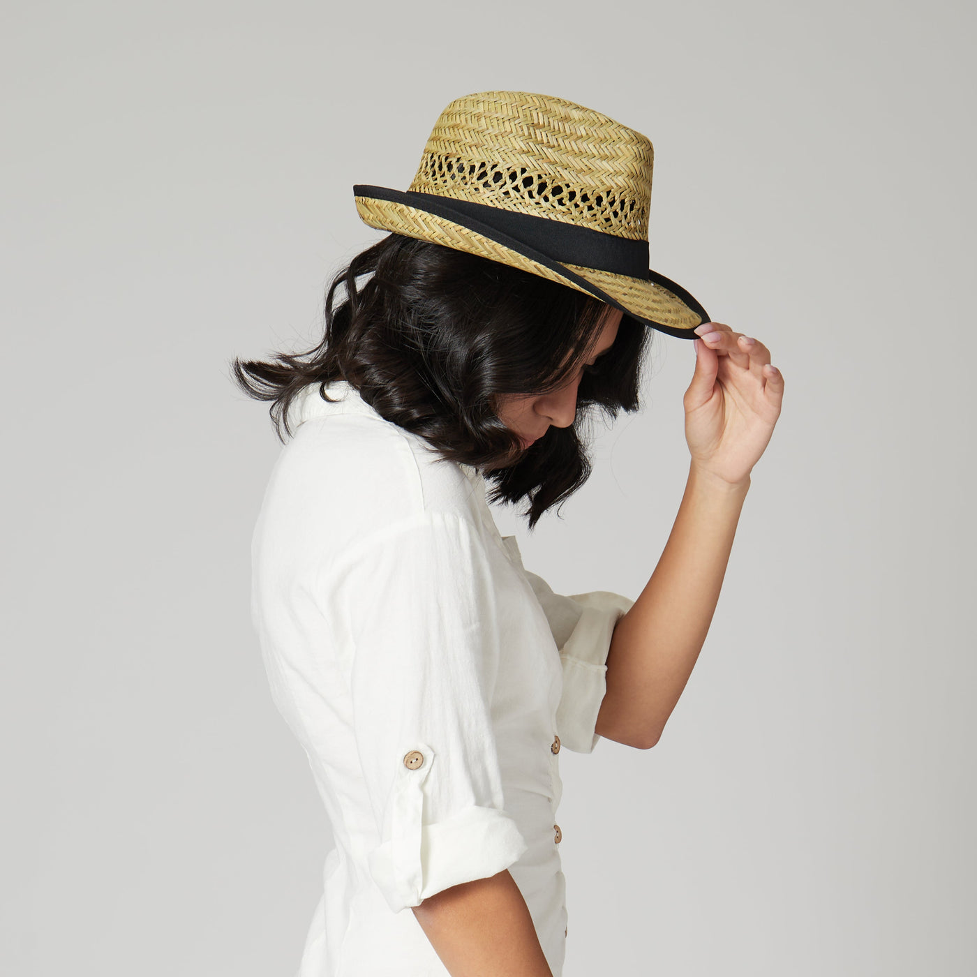 FEDORA - Womens Seagrass Fedora