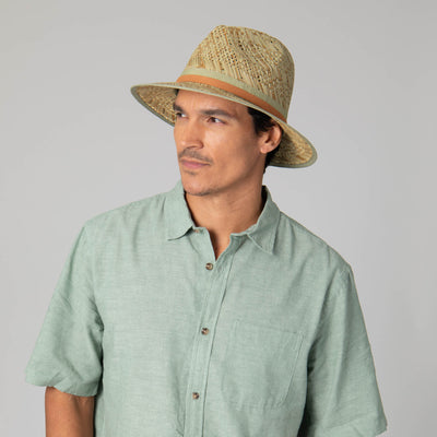 Mens Seagrass Stingy Brim Fedora-FEDORA-San Diego Hat Company