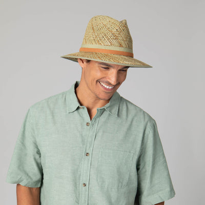 Mens Seagrass Stingy Brim Fedora-FEDORA-San Diego Hat Company